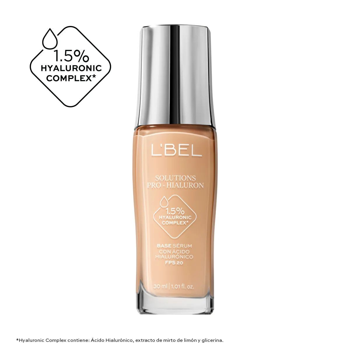 LBEL - Base de Maquillaje BEIGE 220-C Solutions Pro-Hialuron