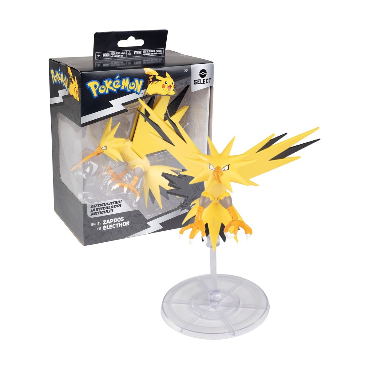 POKEMON - Pokemon Zapdos Articulable Jazwares