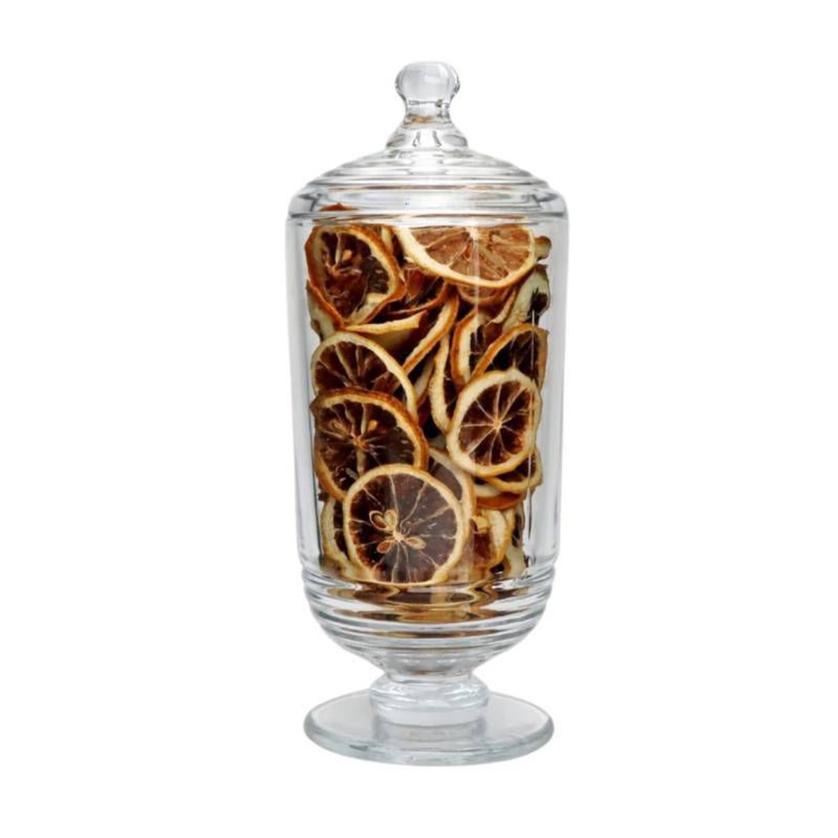 GENERICO - Bombonera de Vidrio Alta Dulcera Recipiente Multiuso