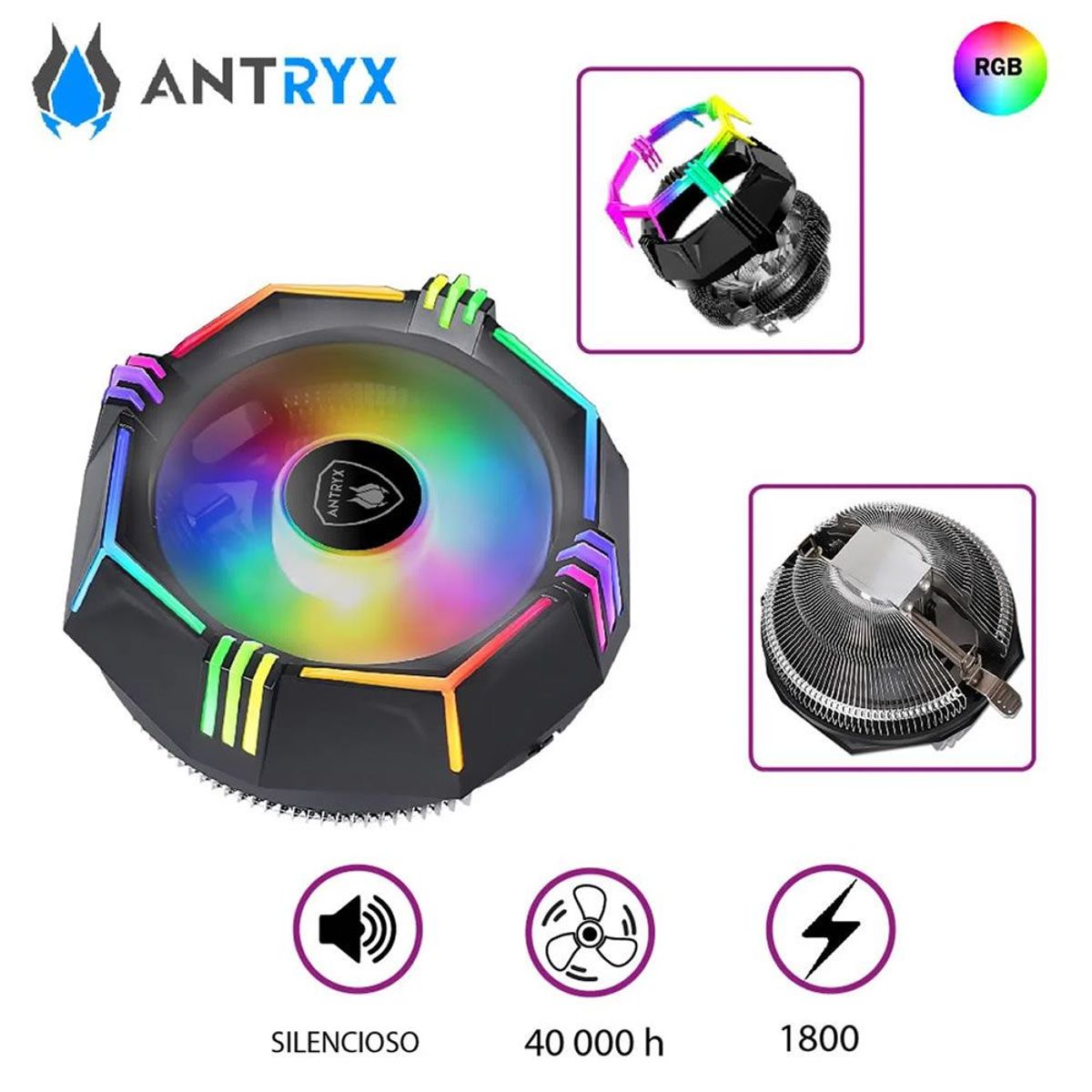 MICRONICS - Cooler De Procesador Antryx Mirage 210 Amd-Intel