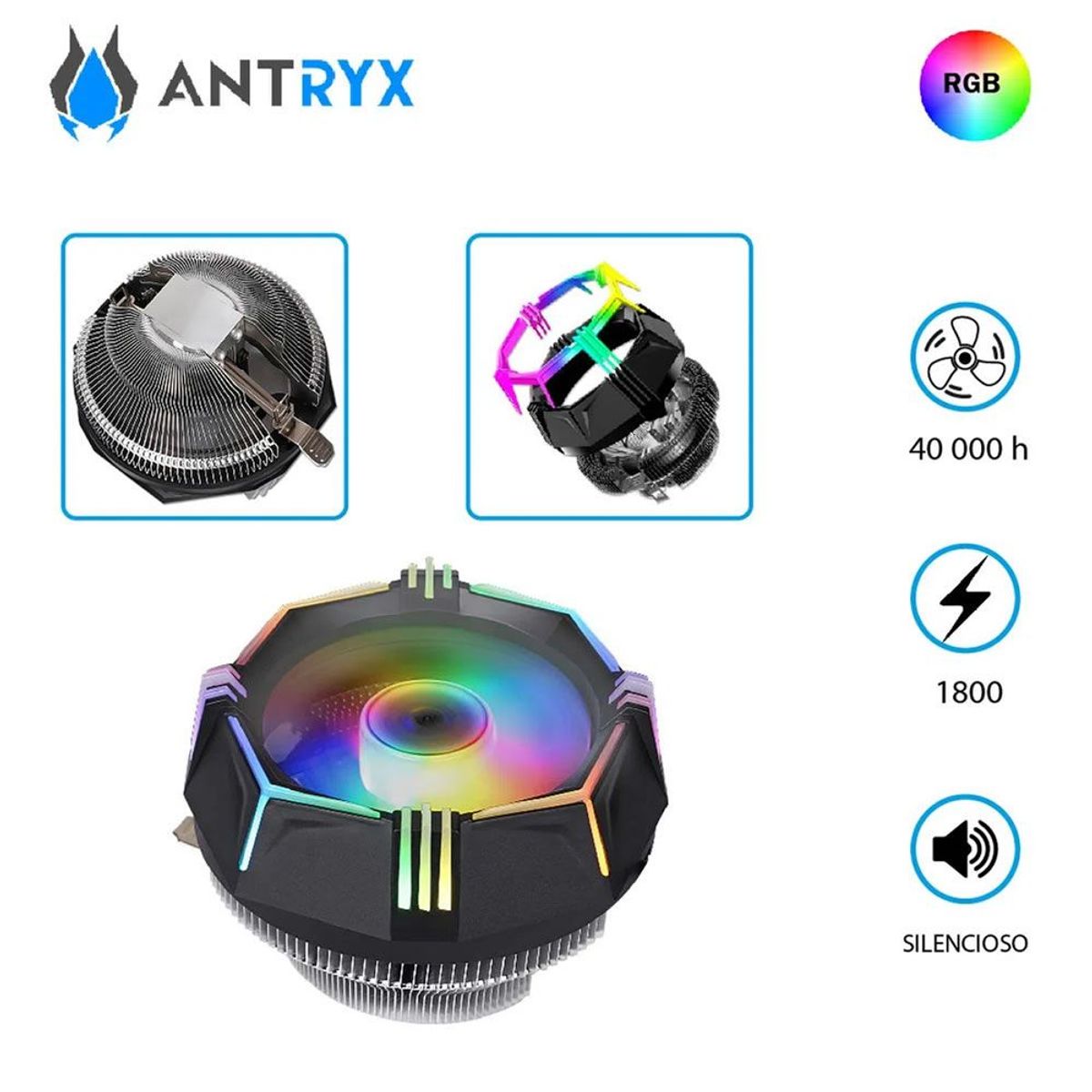 MICRONICS - Cooler De Procesador Antryx Mirage 210 Amd-Intel