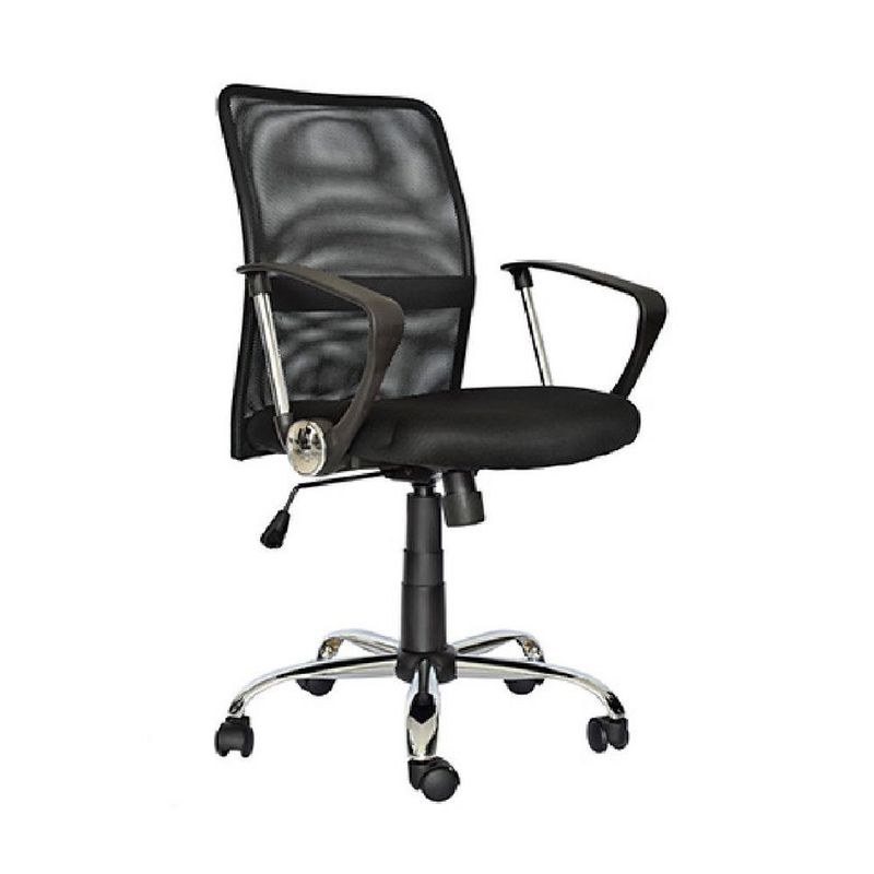 MOBELART - Silla de Oficina Gerente Dubai Negro möbelArt