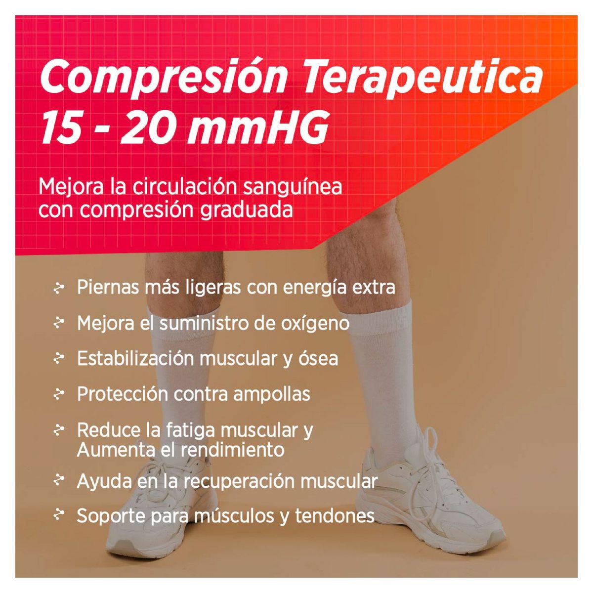 SILVERA NANOTECH - Medias varices de compresión 15-20 mmHg algodon pima viajes embarazo.-