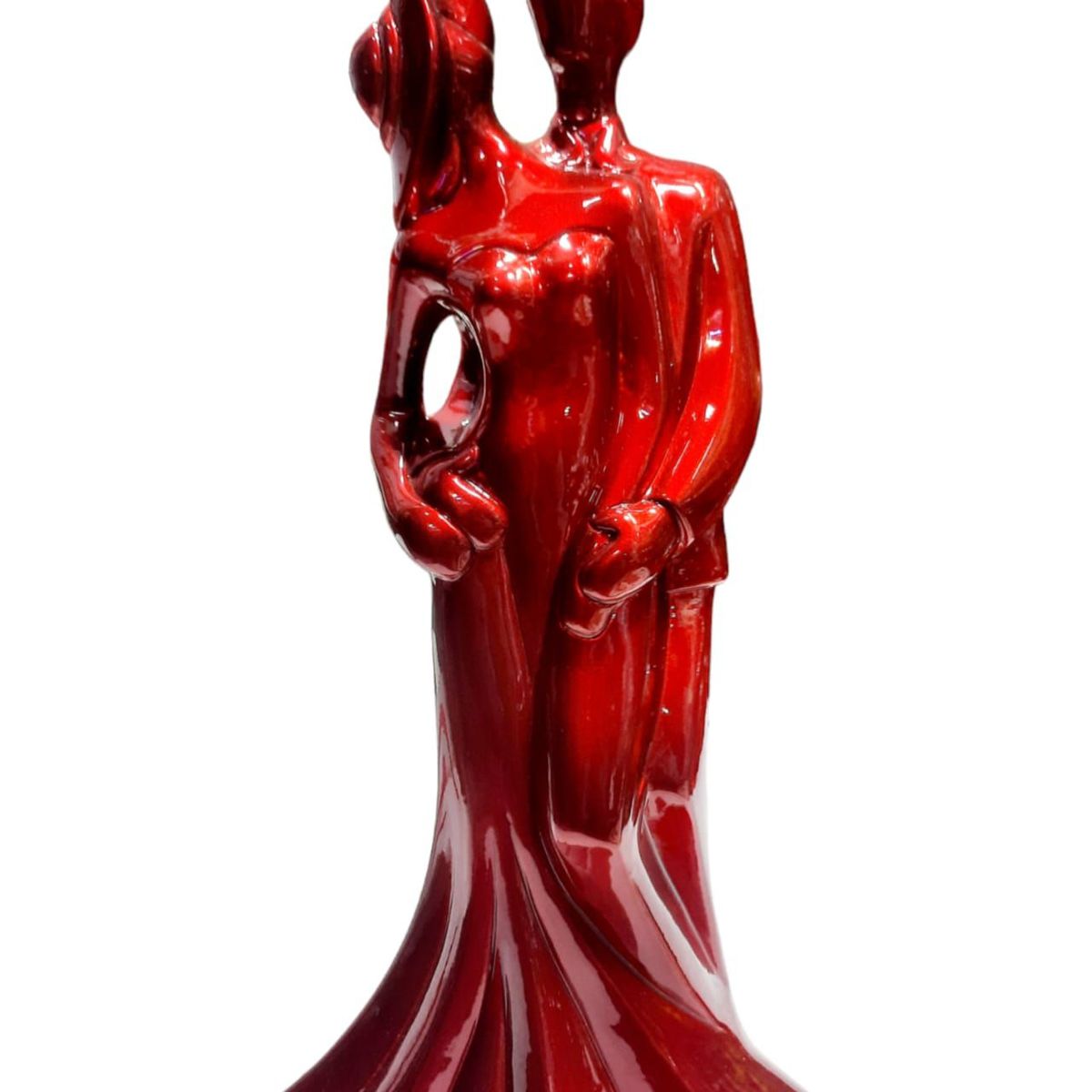 PERU - Adorno, Decorativo pareja de enamorados o de novios de 30 cm rojo