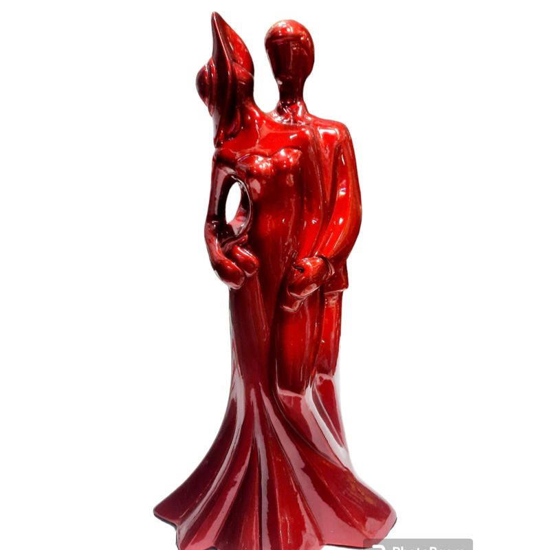 PERU - Adorno, Decorativo pareja de enamorados o de novios de 30 cm rojo