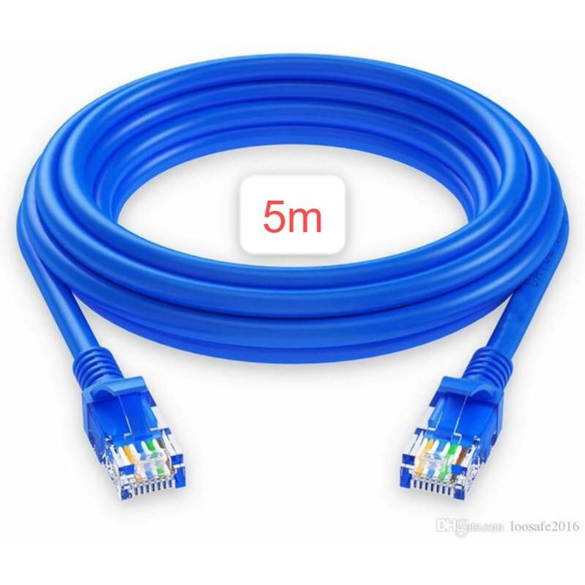 OEM - x2Cables Internet Red 5m Adaptador Rj45 CAT6 Ethernet UTP LAN Testeado