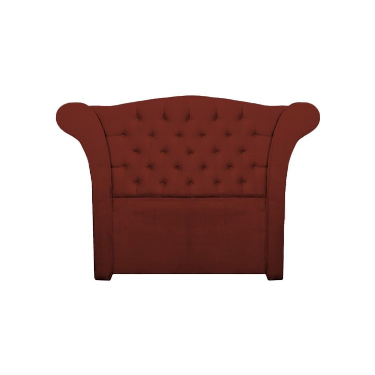 BARAKA HOME - Cabecera Baraka Home Andorra 1.5 plz - Rojo