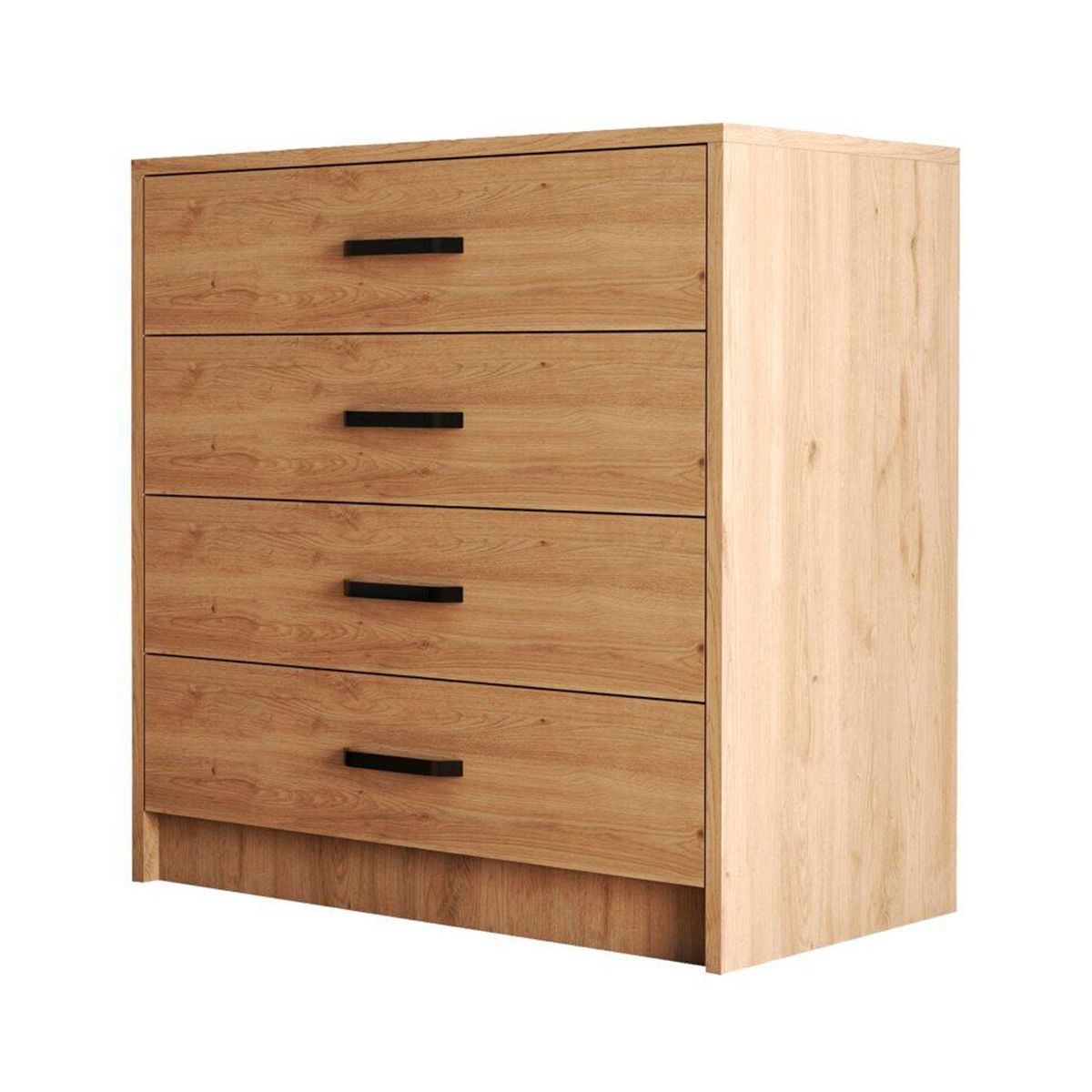 GENERICO - Cómoda Moderna Hwaseong De 4 Cajones Color Sahara - Gaudi