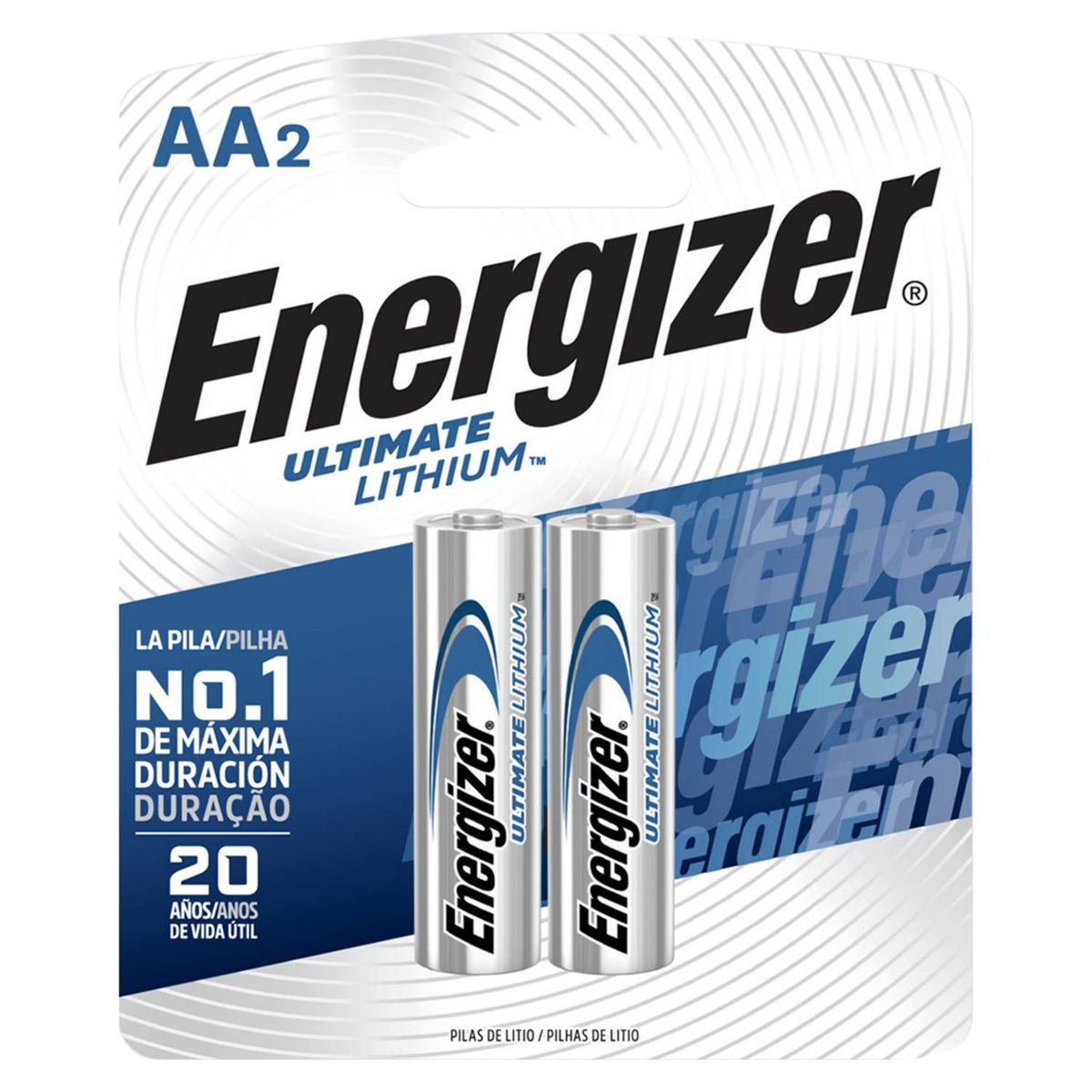 ENERGIZER - Pilas de Litio Energizer Aa 02 pilas.