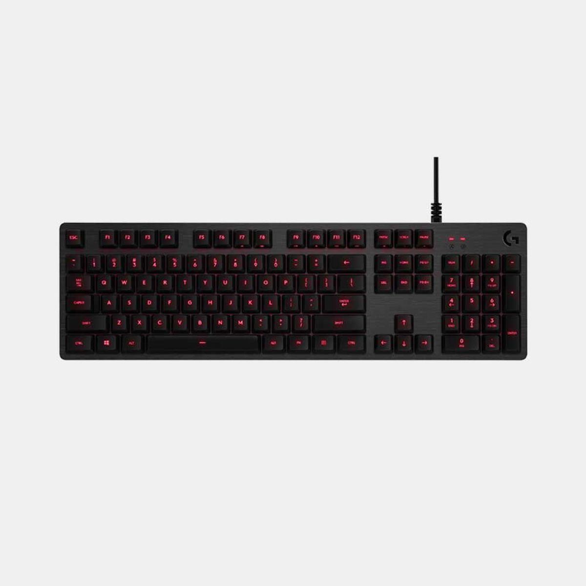 LOGITECH - TECLADO LOGITECH G G413 CARBON MECHANICAL ROMER-G TACTILE RED LIGHT