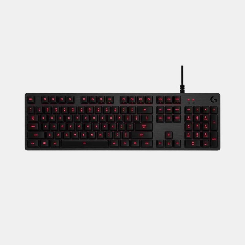 LOGITECH - TECLADO LOGITECH G G413 CARBON MECHANICAL ROMER-G TACTILE RED LIGHT