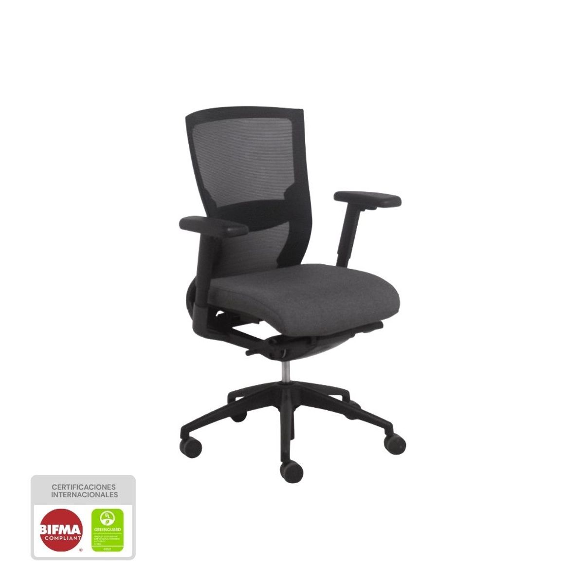 NIHM - Silla de Oficina Ergonómica Nihmo 6 Negro