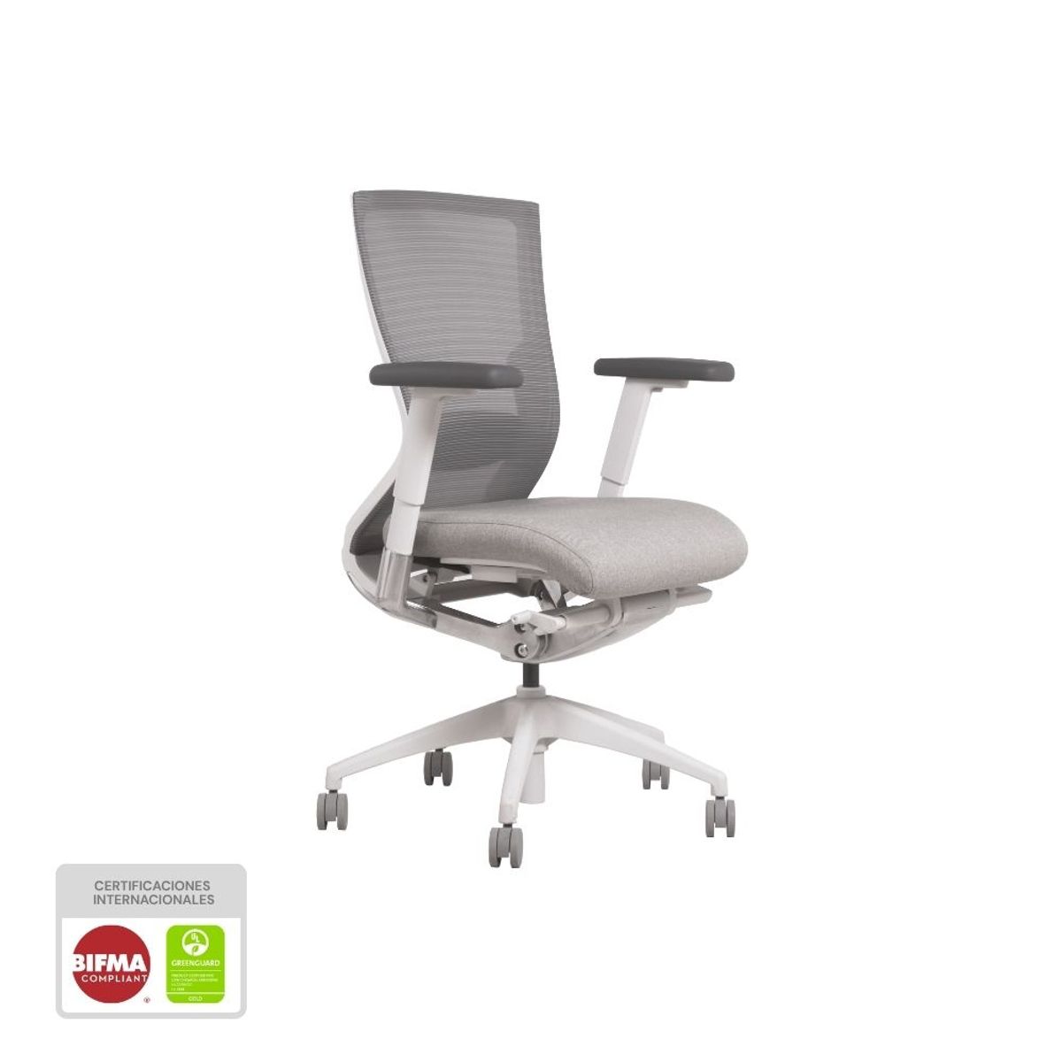NIHM - Silla de Oficina Egonómica Nihmo 6 New Blanco