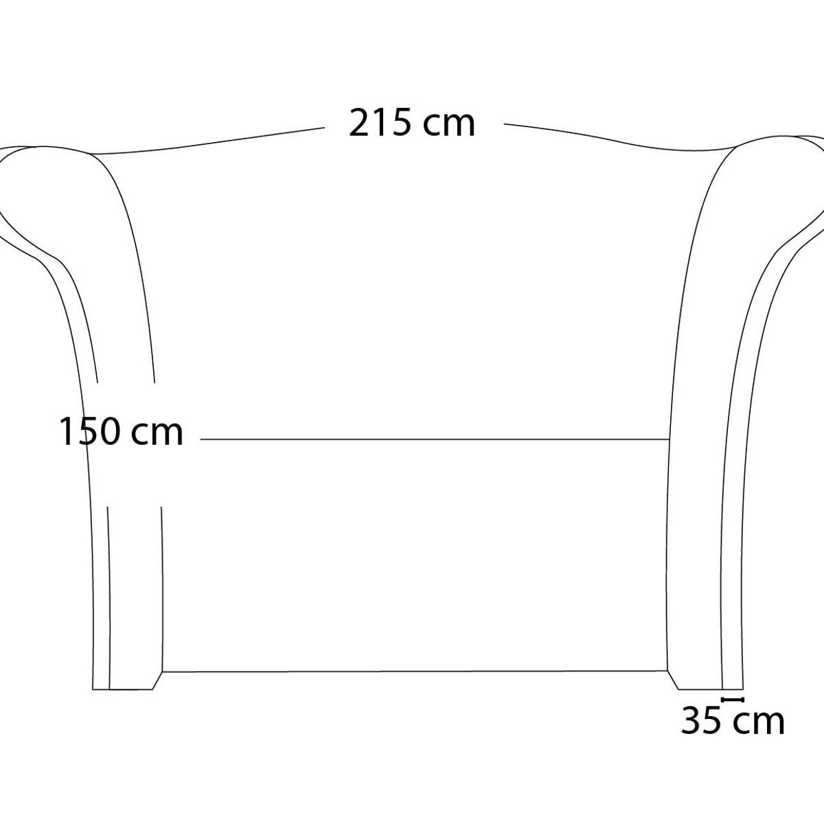 BARAKA HOME - Cabecera Baraka Home Andorra 2 plz - Chocolate Claro