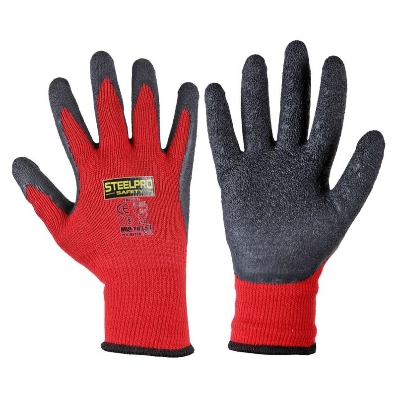 STEELPRO - GUANTE MULTIFLEX LATEX ROJO