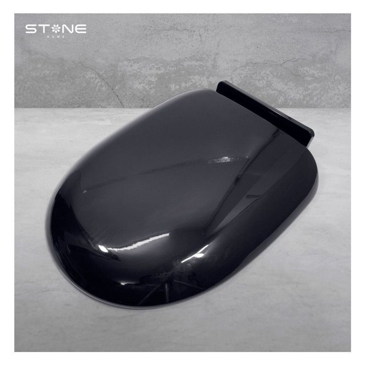 STONE - TAPA DE ASIENTO NEGRO P - INODORO NOOR STONE
