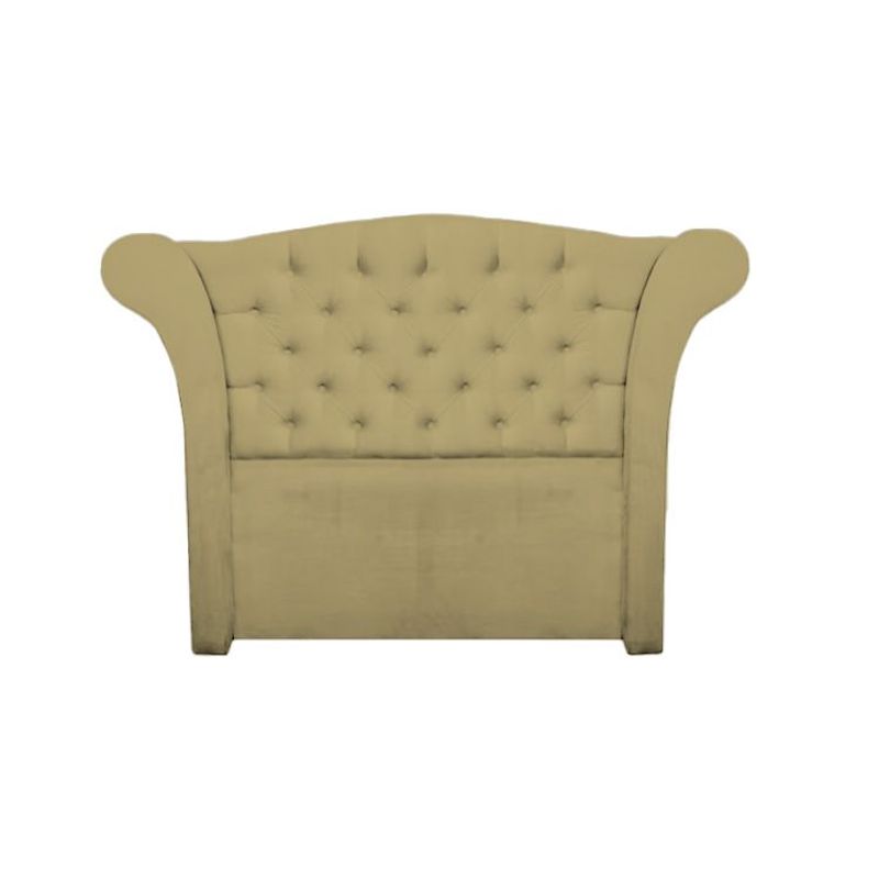 BARAKA HOME - Cabecera Baraka Home Andorra Queen - Beige Oscuro
