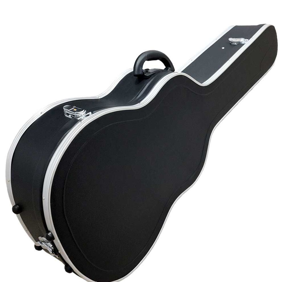 GENERICO - Estuche Hard Case De Fibra Para Guitarra Bordes Aluminio