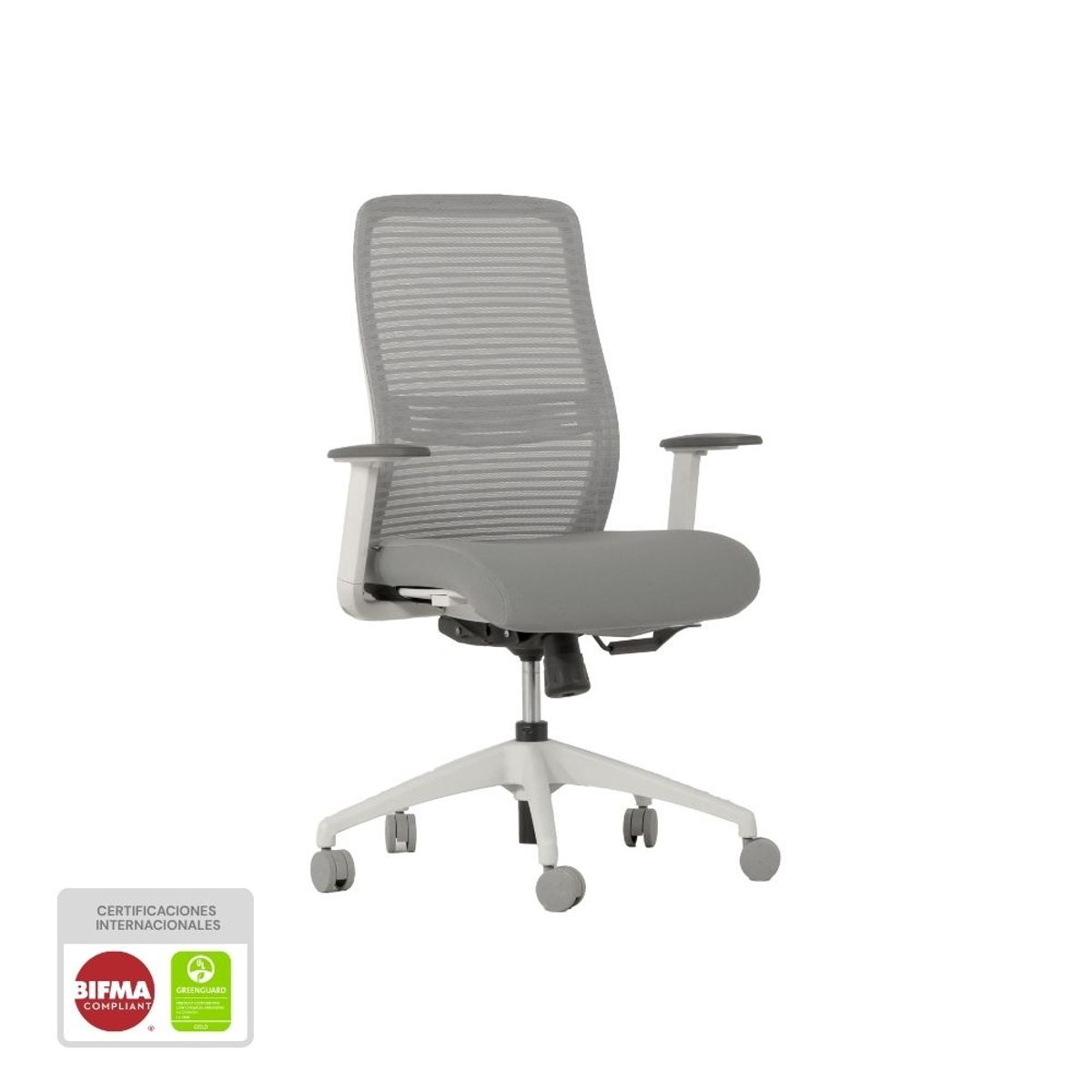 NIHM - Silla De Oficina Ergonómica Giratoria Nihmo 3 New Operativa Blanco