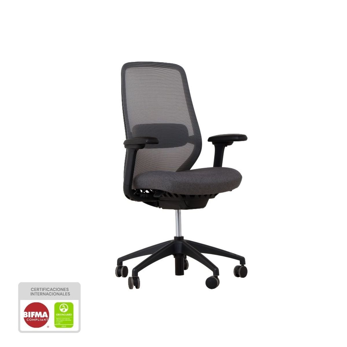 NIHM - Silla De Oficina Ergonómica Nihmo 4 New Operativa Negro