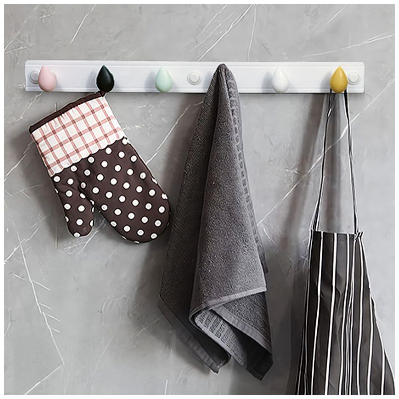 KELLER - Colgador Perchero de Pared Organizador de Cocina F23 BL
