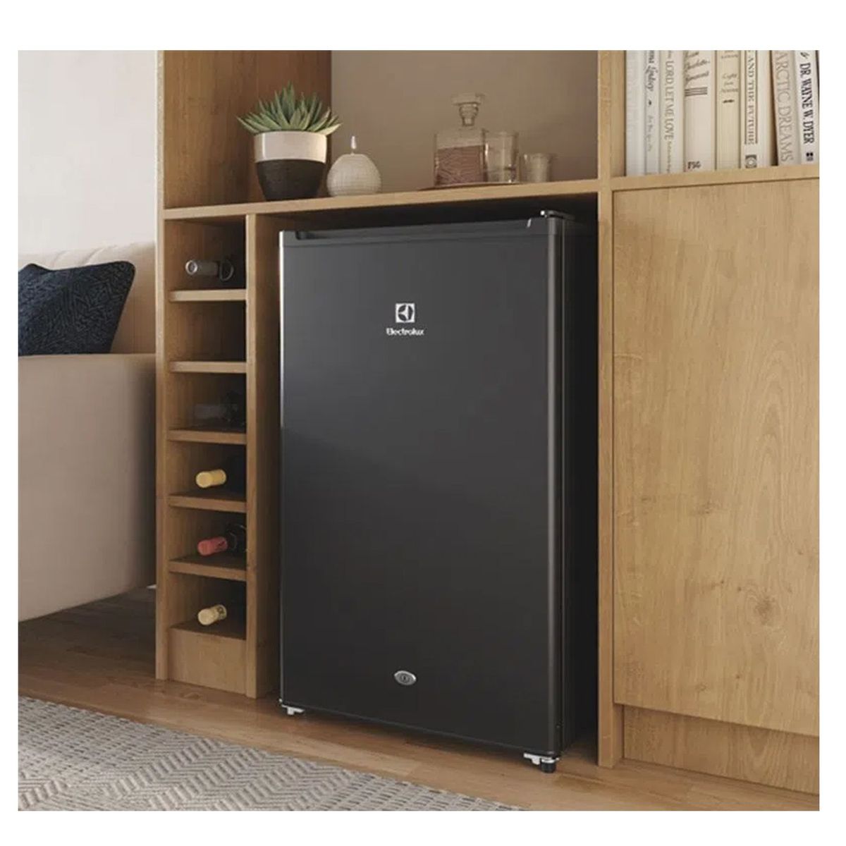 ELECTROLUX - Frigobar Electrolux Premium Black ERD090G2HWB 90 Lt