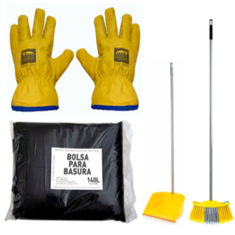 MIX SAFETY TECNOLOGIA A CARGO DE TU PROTECCION Y BIENESTAR - SET LIMPIEZA  POLVOS