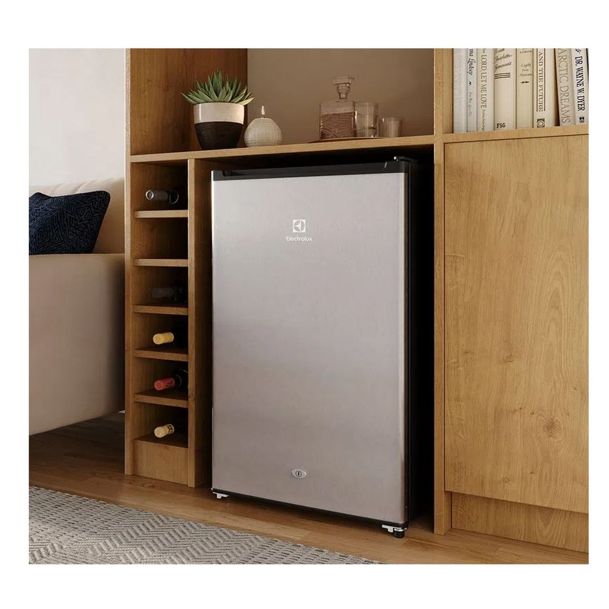 ELECTROLUX - Frigobar Electrolux 90L Premium Gris ERD090G2HWG