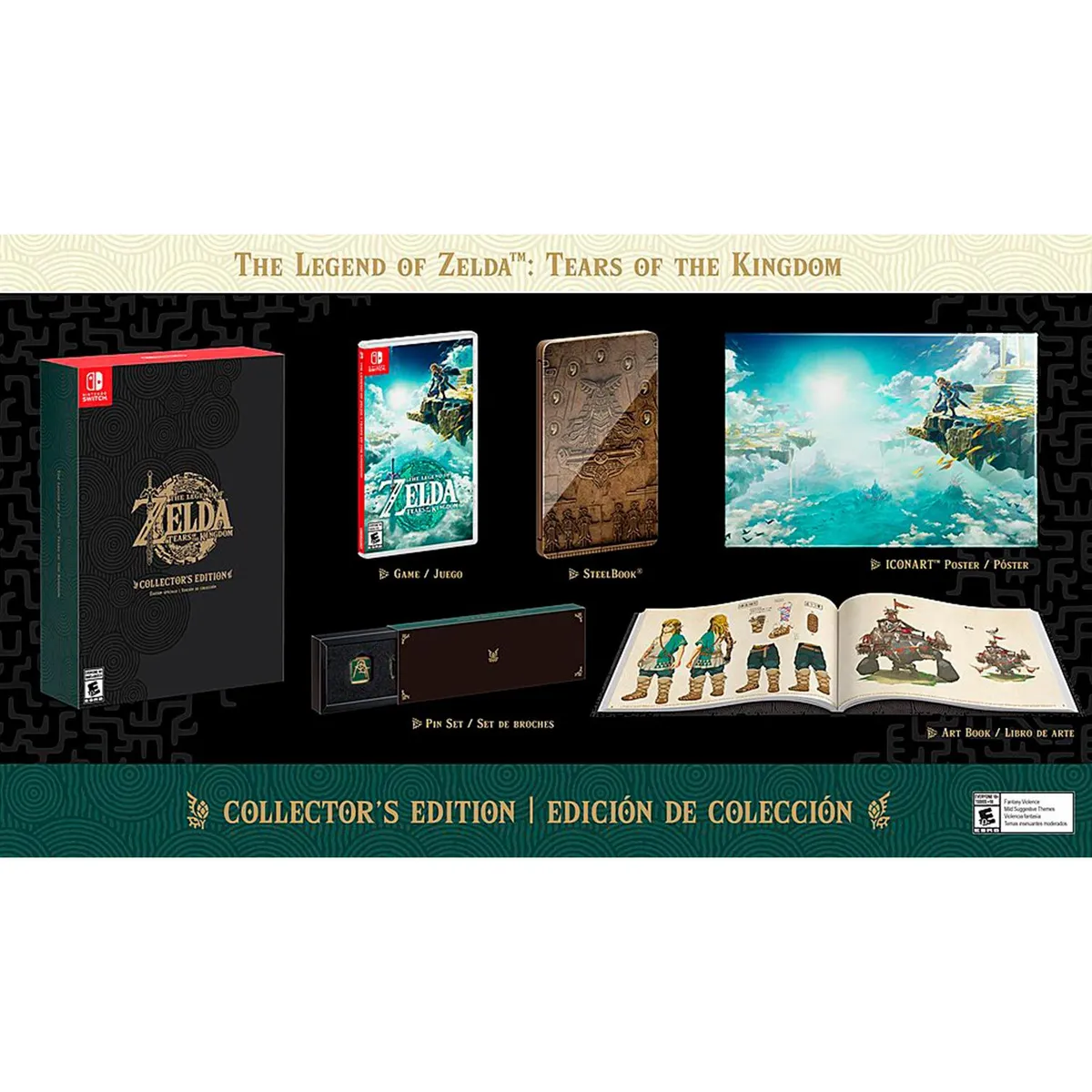 NINTENDO - The Legend Of Zelda Tears Of The Kingdom Collectors Edition
