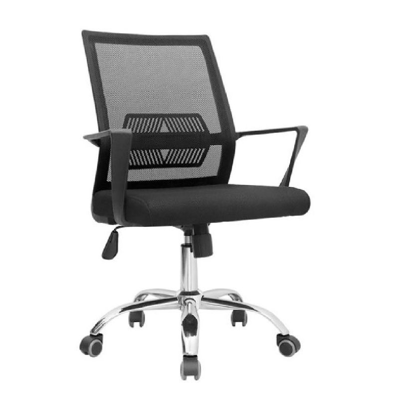 MOBELART - Silla de Oficina Gerente Lyn Negro möbelArt