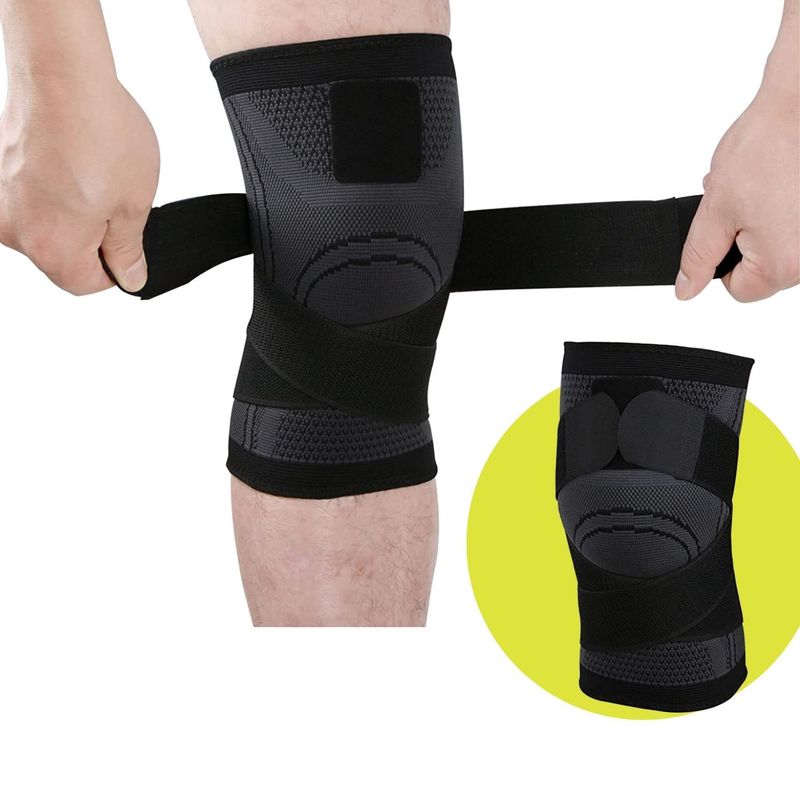 XTREME SPORT - Rodilleras Deportivas Elasticas de Compresión Talla XXL