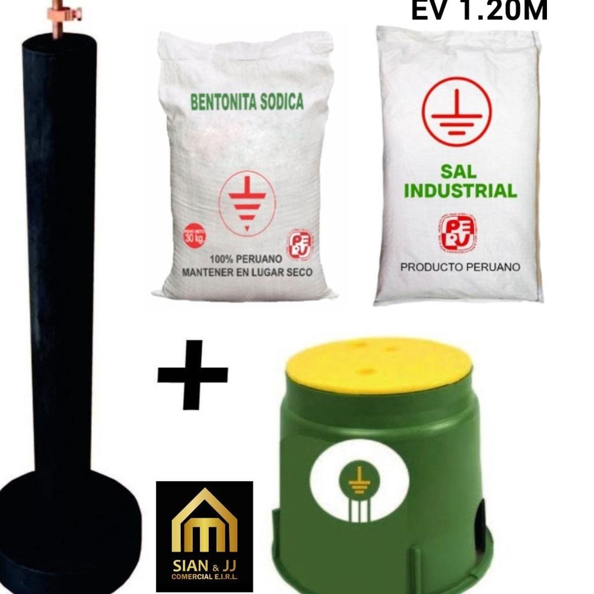 SISTEMA POZO A TIERRA  ELECTRODO 5/8+ ADITIVOS + BOVEDA  OHMPRIME1.2M, marca GENERICO - Foto 2