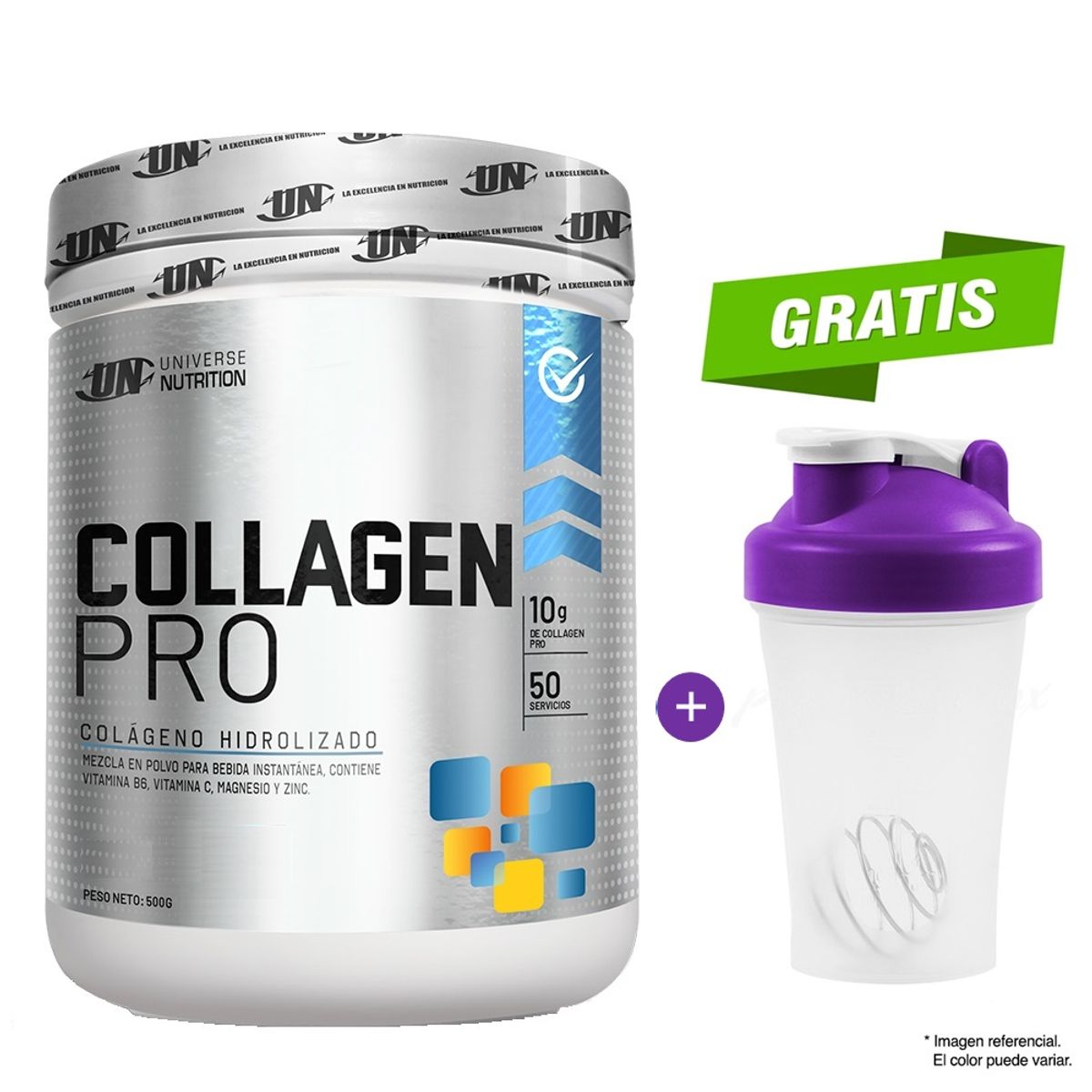 UNIVERSE NUTRITION - Colágeno hidrolizado Collagen 500g Mora Universe Nutrition