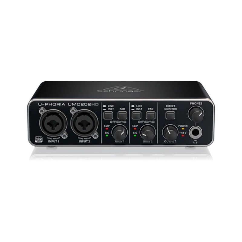 BEHRINGER - UMC202HD Behringer - Interfaz de audio USB