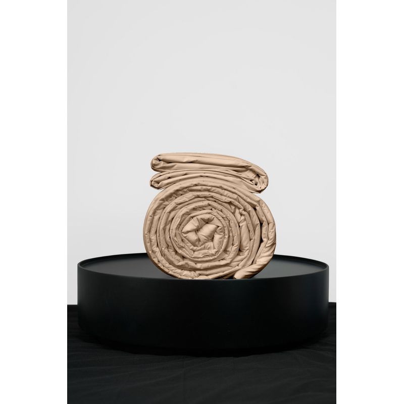 COBITEX HOME - Plumón Hipoalergénico + Funda Plumón 1.5 plazas Arenita Cobitex 100% algodón.