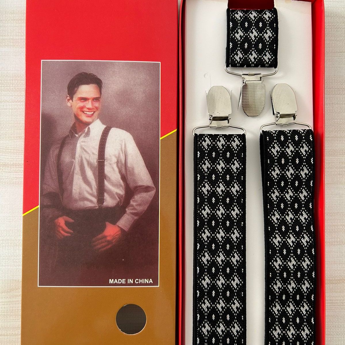 KAST PE - Tirantes clasicos para hombre Ajustables Elásticos Donovan Elegante