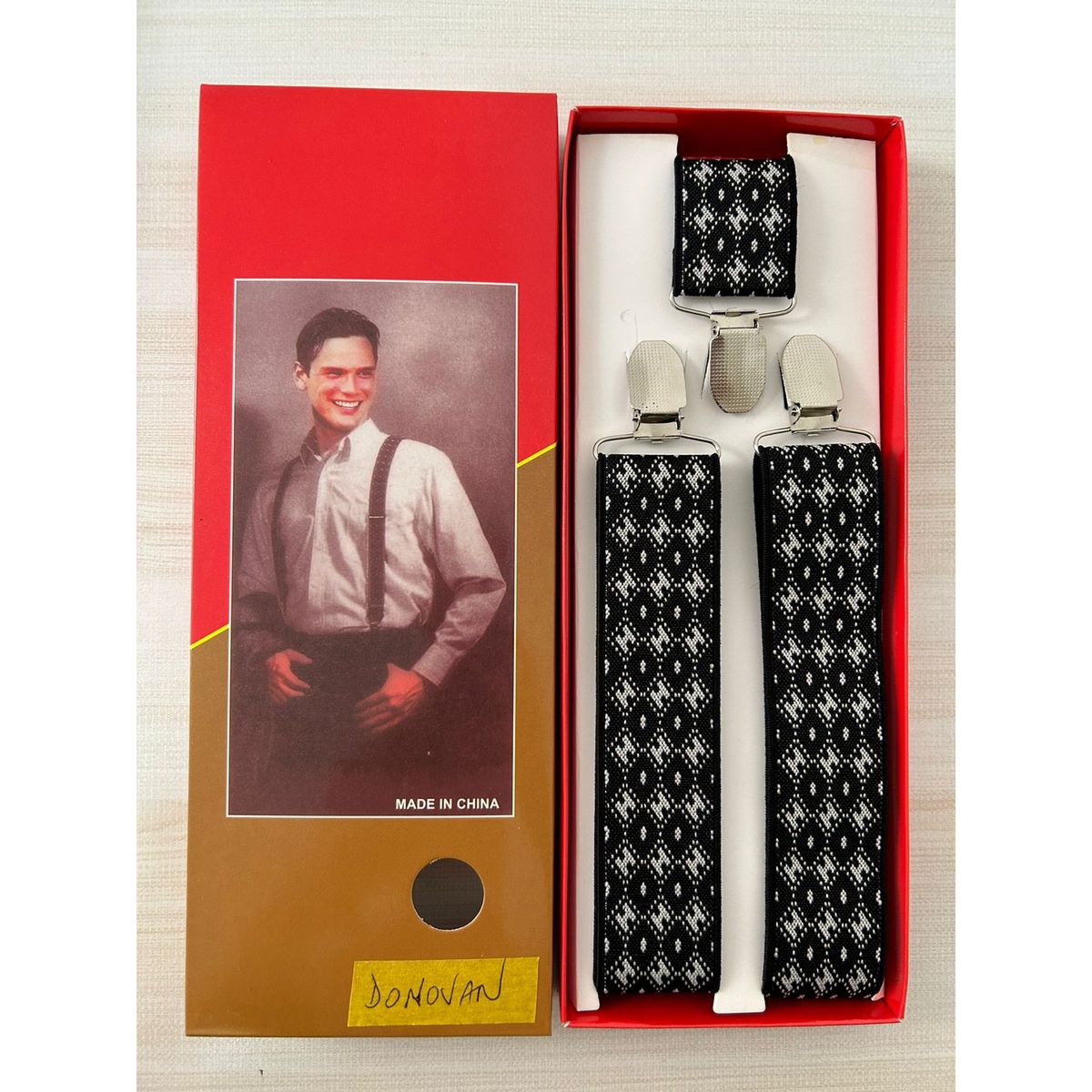 KAST PE - Tirantes clasicos para hombre Ajustables Elásticos Donovan Elegante