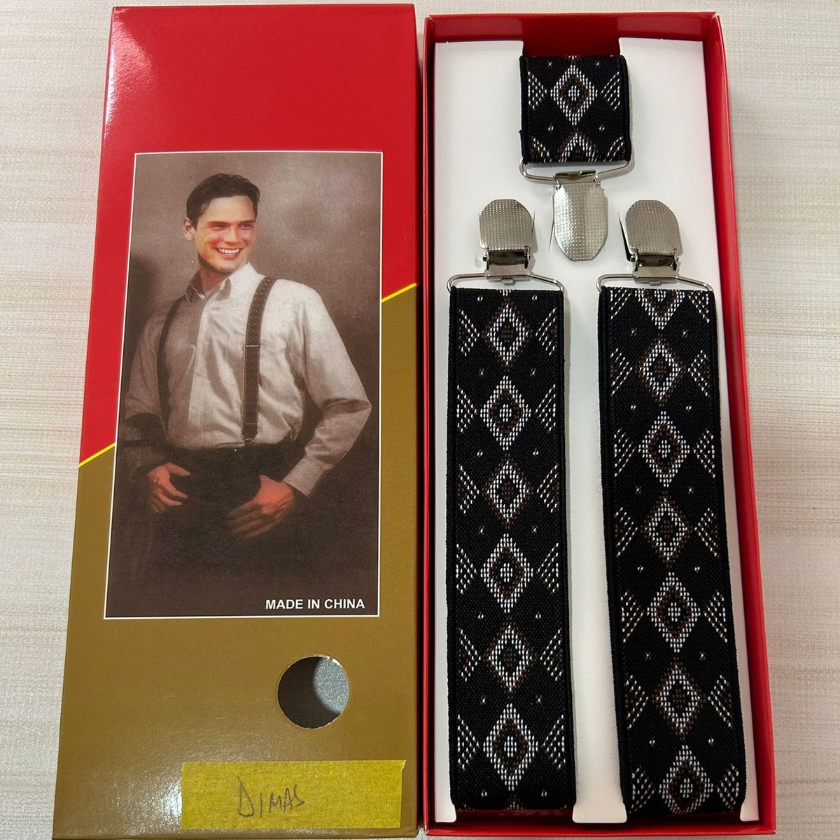 KAST PE - Tirantes Ajustables pantalon hombre Elásticos Dimas