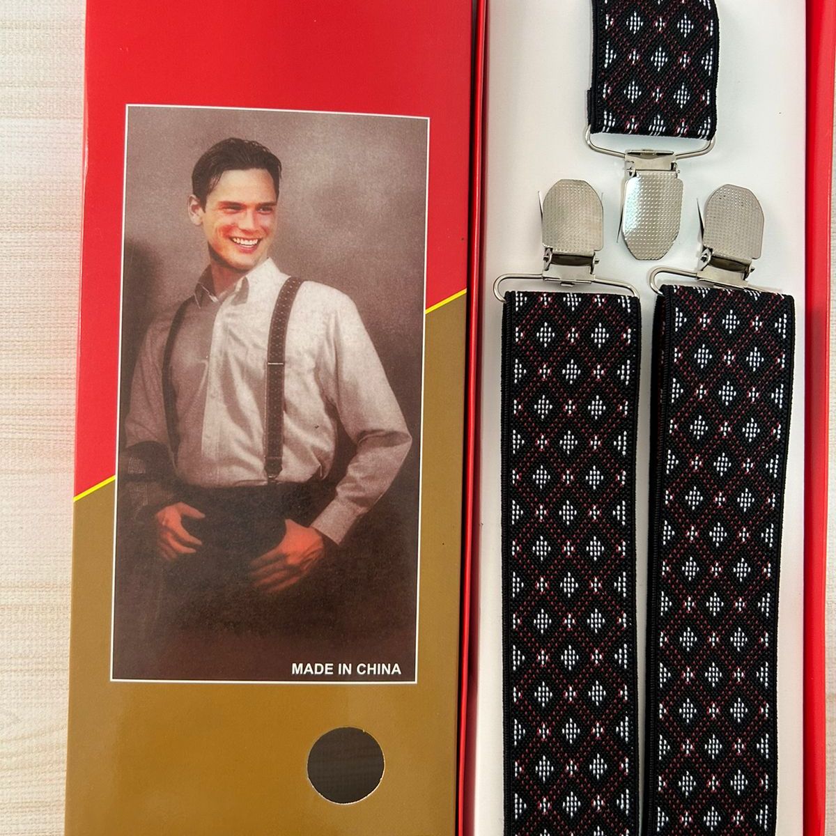 KAST PE - Tirantes suspenders para pantalon hombre Modelo Diego