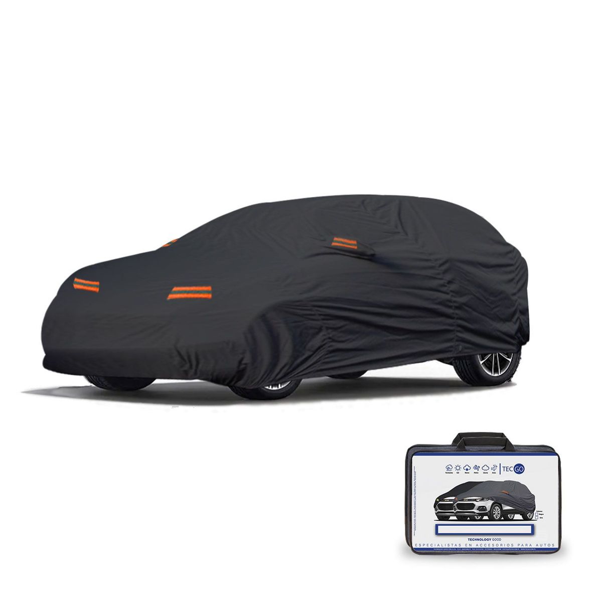 TECGO - PROTECTOR FUNDA COBERTOR TIPO FORD TERRITORY GRIS