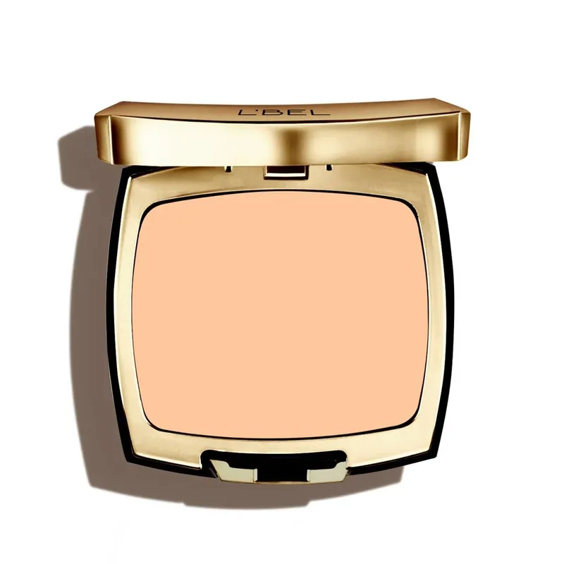LBEL - Polvo Compacto Doble Uso Claire 1-2-3 Divine Dorado