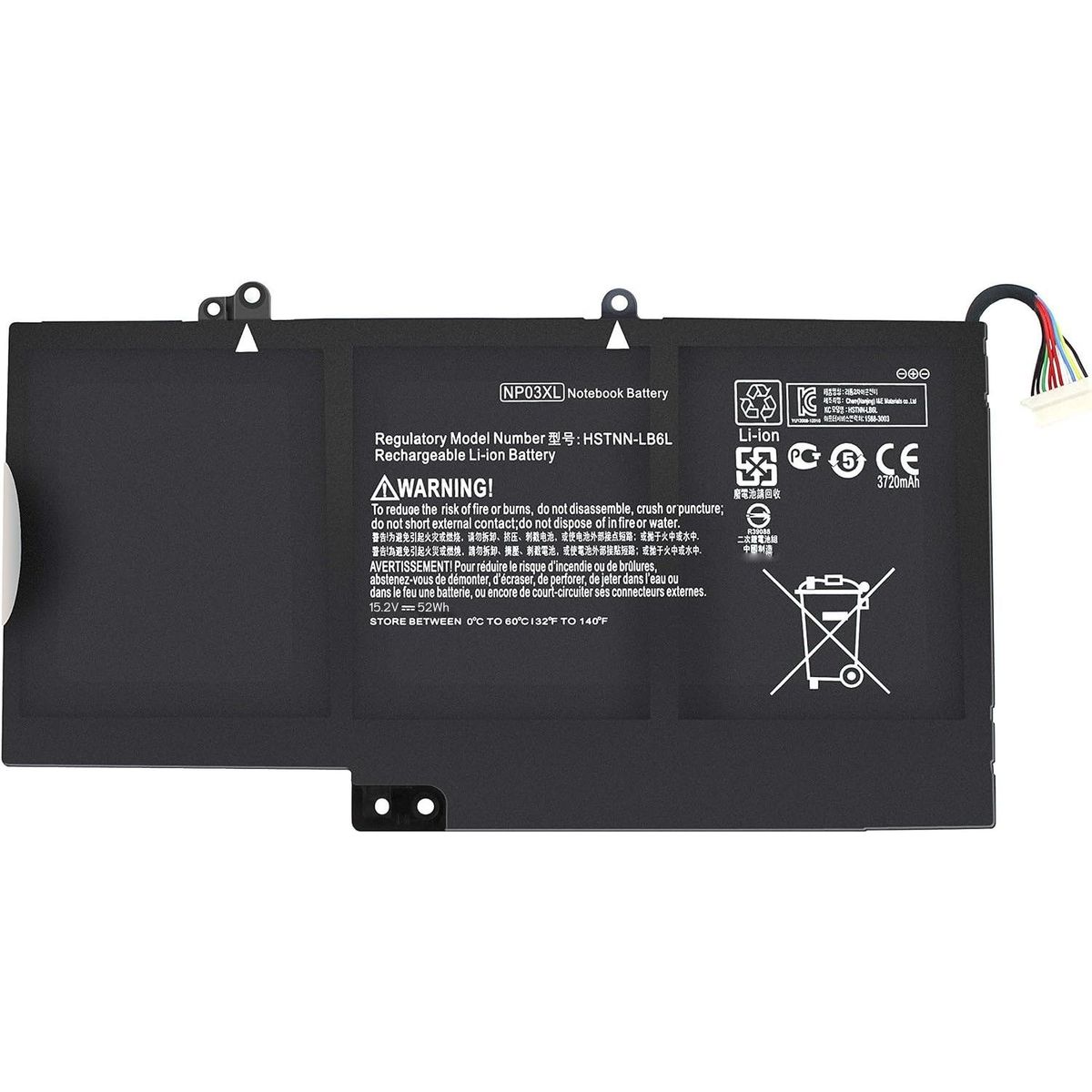 GENERICO - BATERIA PARA LAPTOP  HP 15-U010DX, 15-U337CL, 15-U050CA