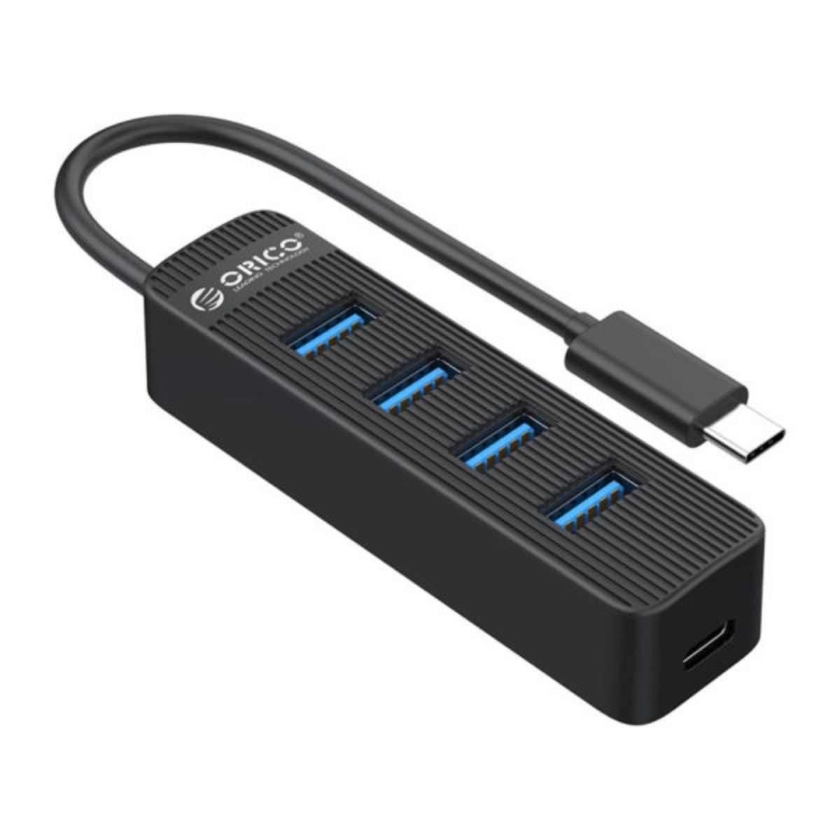 ORICO - Hub Orico Tipo C 4 Puertos con Entrada de Alimentacion Micro USB