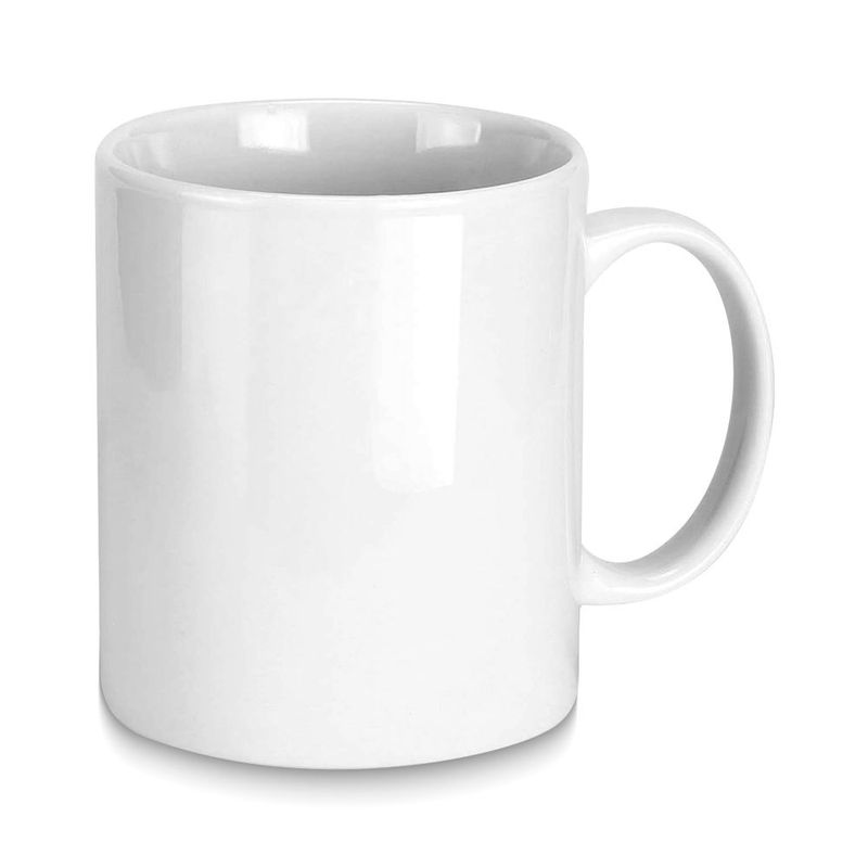 CC GROUP - Taza De Sublimación Blanca 11 onzas Calidad AAA