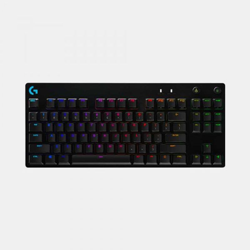 LOGITECH - TECLADO LOGITECH G PRO TENKEYLESS  GX BLUE CLICKY RGB LIGHSYNC