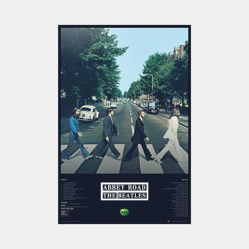 GENERICO - POSTER - THE BEATLES - ABBEY ROAD TRACKS