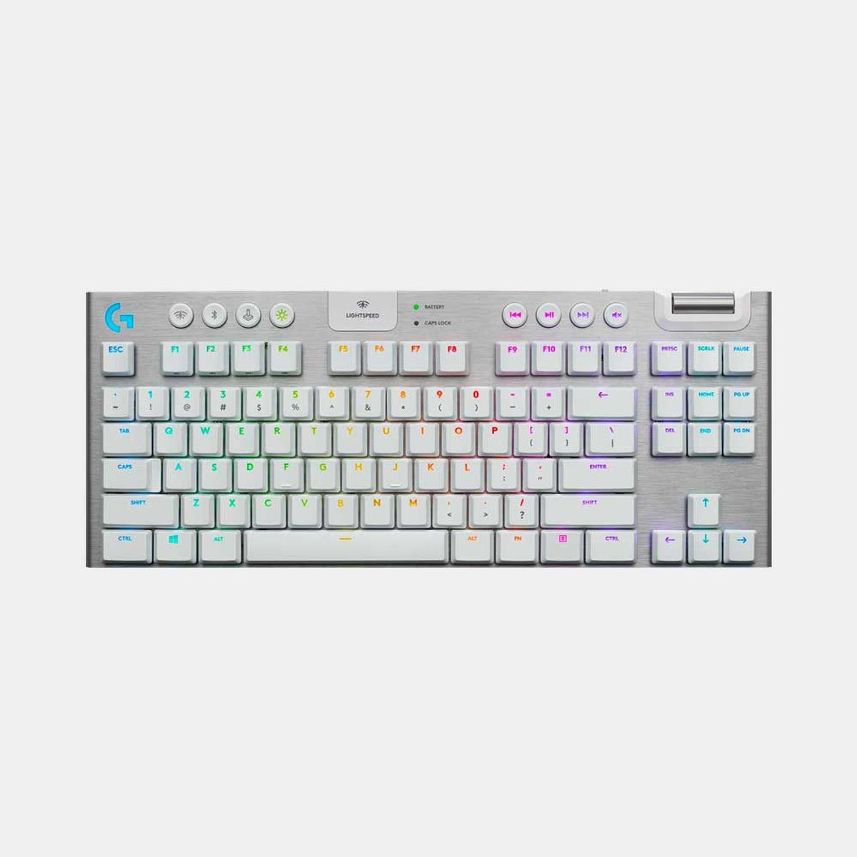 LOGITECH - TECLADO LOGITECH G G915 TKL LIGHTSPEED WIRELESS GL TACTILE BROWN RGB