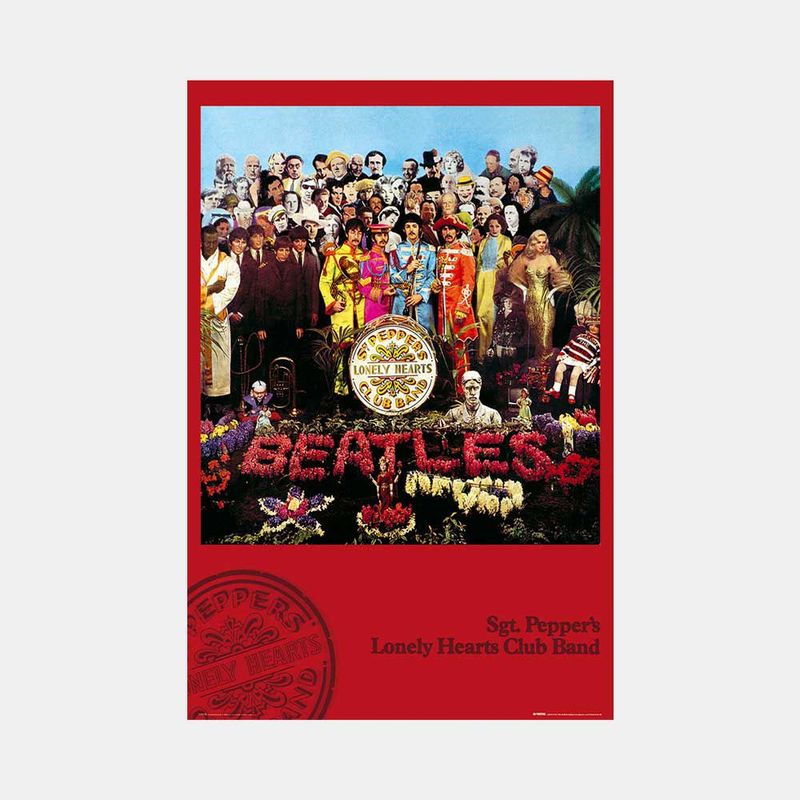 GENERICO - POSTER - THE BEATLES - SGT PEPPERS LONELY HEARTS CLUB BAND