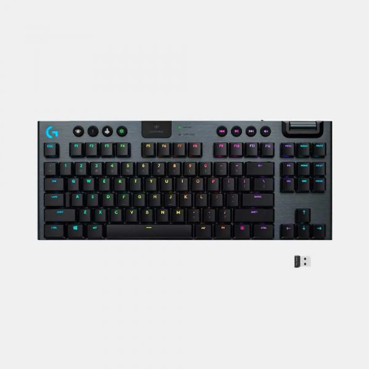 LOGITECH - TECLADO LOGITECH G G915 TKL LIGHTSPEED WIRELESS MECHA GL TACTILE RGB