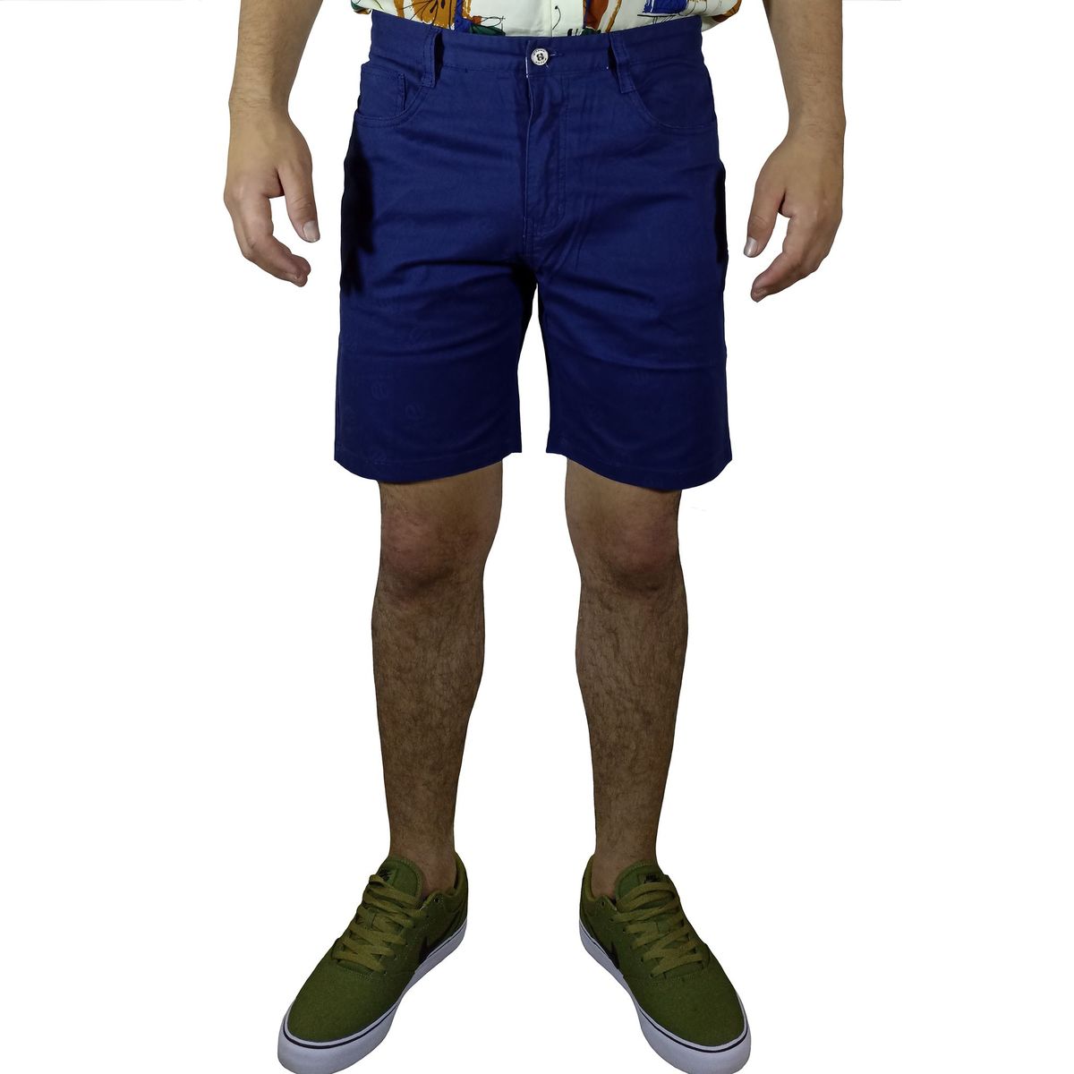 GENERICO - Bermuda Moda Drill Para Hombre - Azul